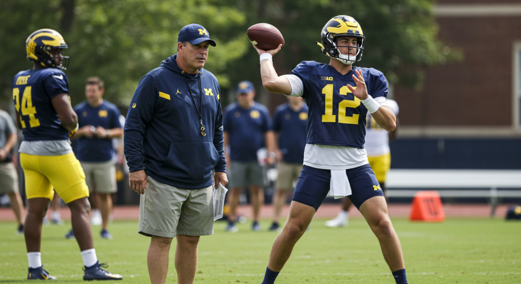 Jon Gruden Saw Michigan Football Practice Bryce Underwood
